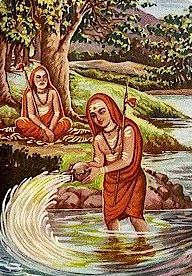 Sri Sankara and the River Narmada