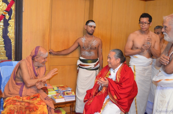 Thai Rajaguru Kanchipuram visit