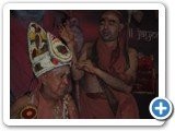 His Holiness being adorned with Pushpa kreetam