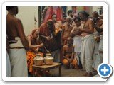 Sanctified water from Yagnya Kalasha