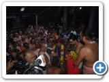 His Holiness being given Temple Honours at Kamakshi Amman Temple
