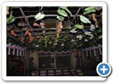Vegetable Toranams adorning the Srimatam Puja Hall