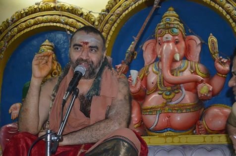 Shankara Vijayendra Saraswathi Shankaracharya Swamiji visits Vinayaka Mandir