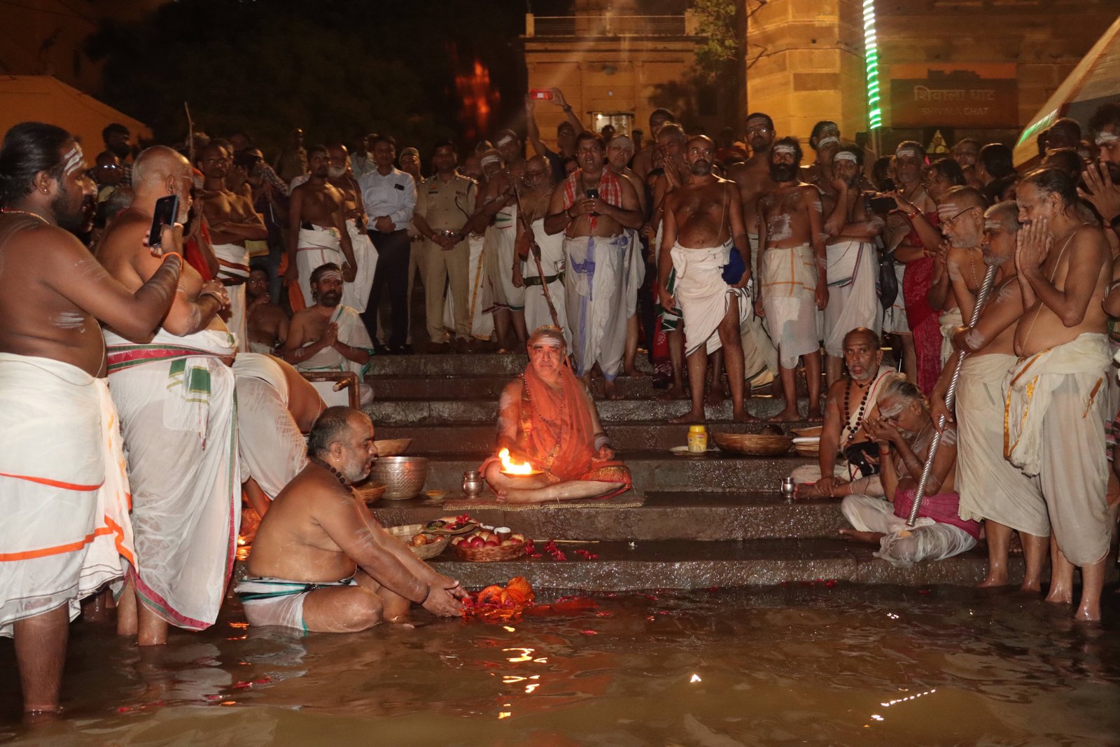 Dakshinayana Punya Kalam in river Ganga at Kashi