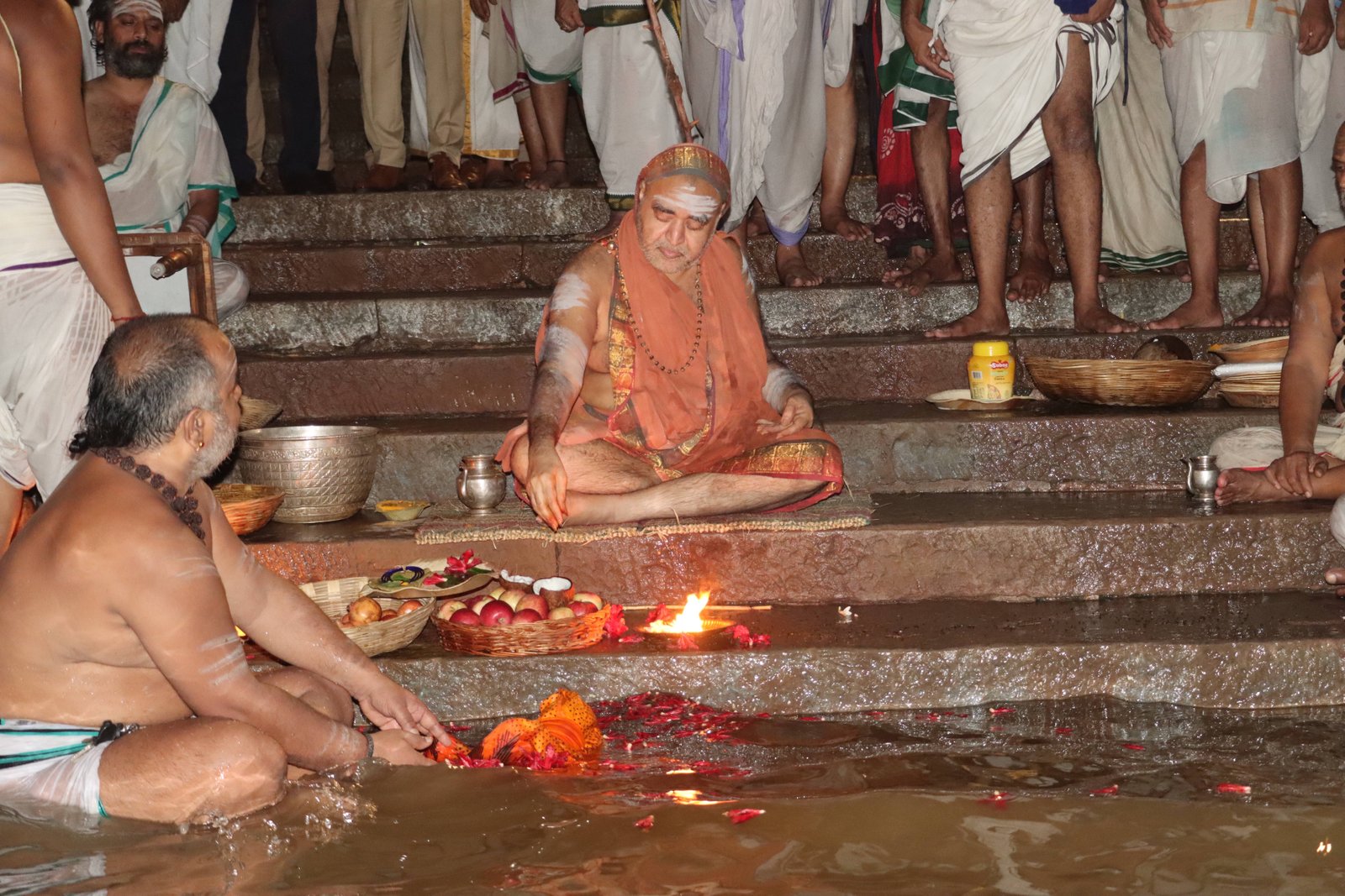 Dakshinayana Punya Kalam in river Ganga at Kashi