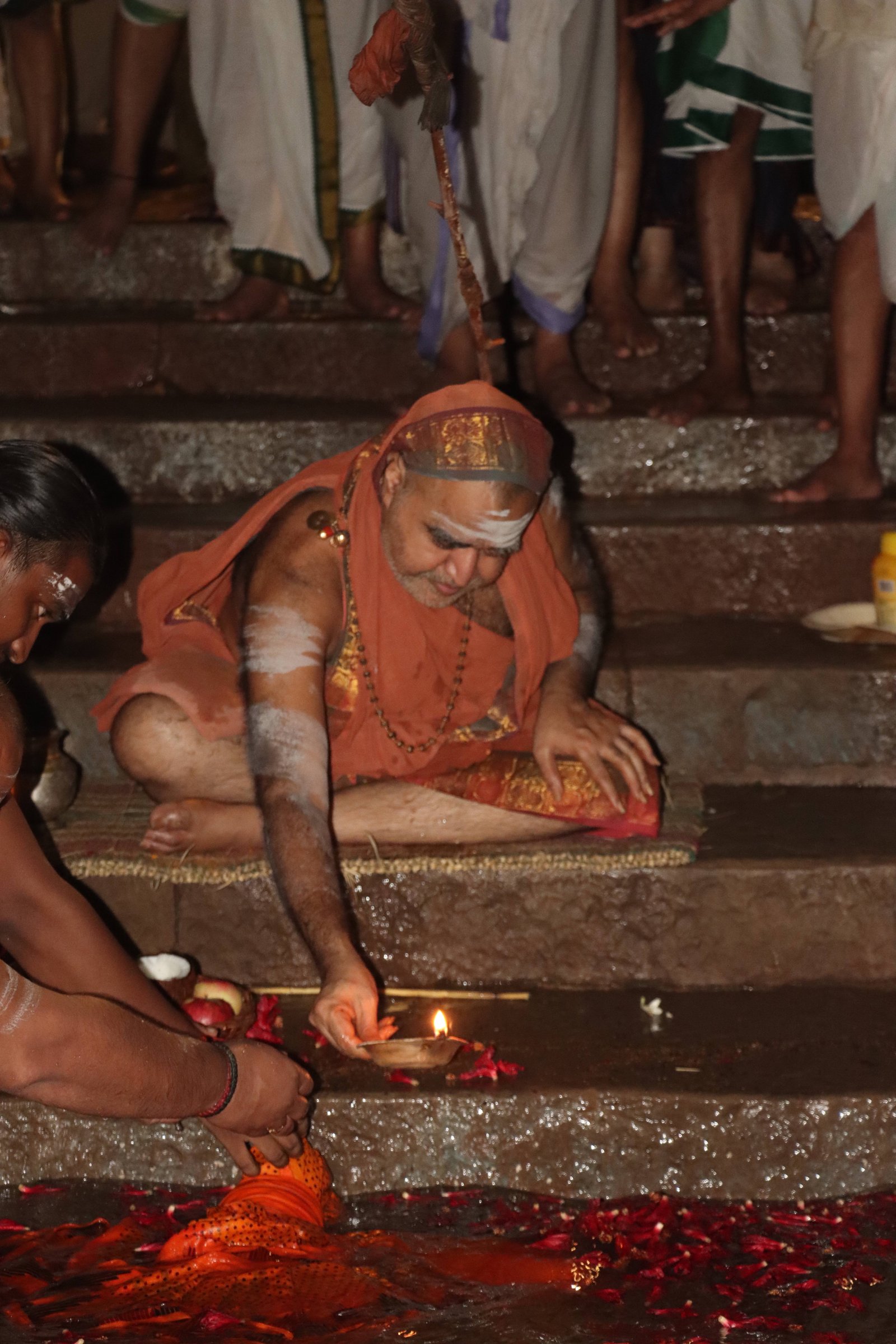 Dakshinayana Punya Kalam in river Ganga at Kashi