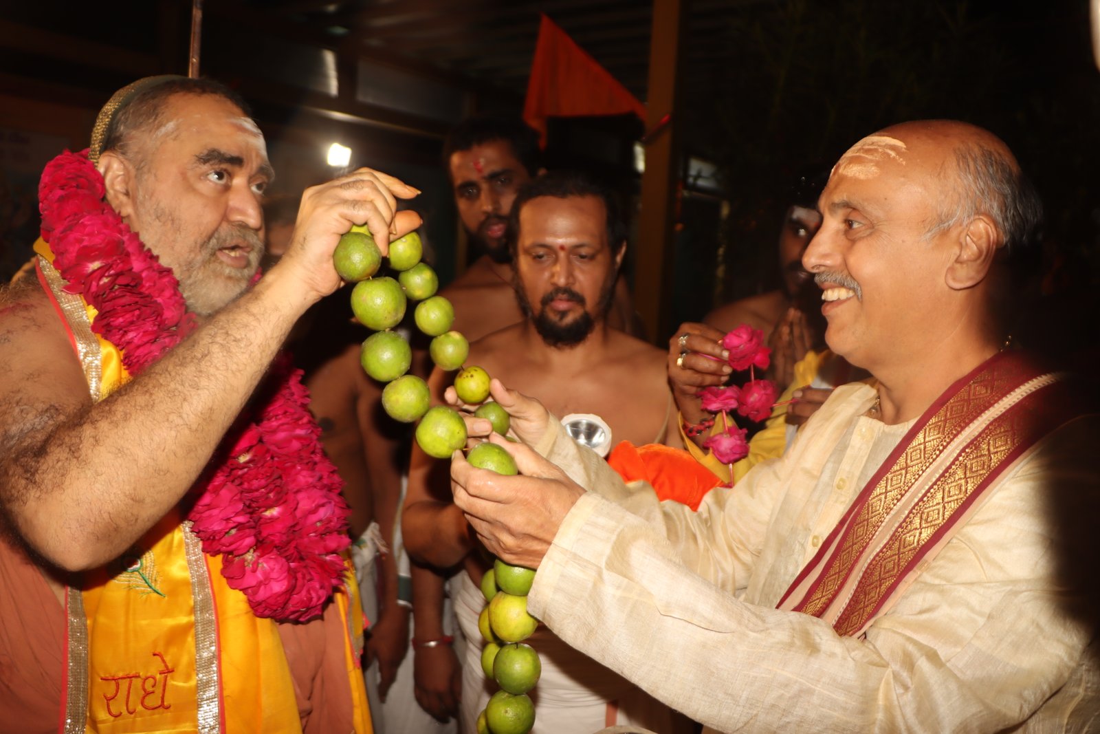 Shankaracharya visit Satyanarayana Mandir