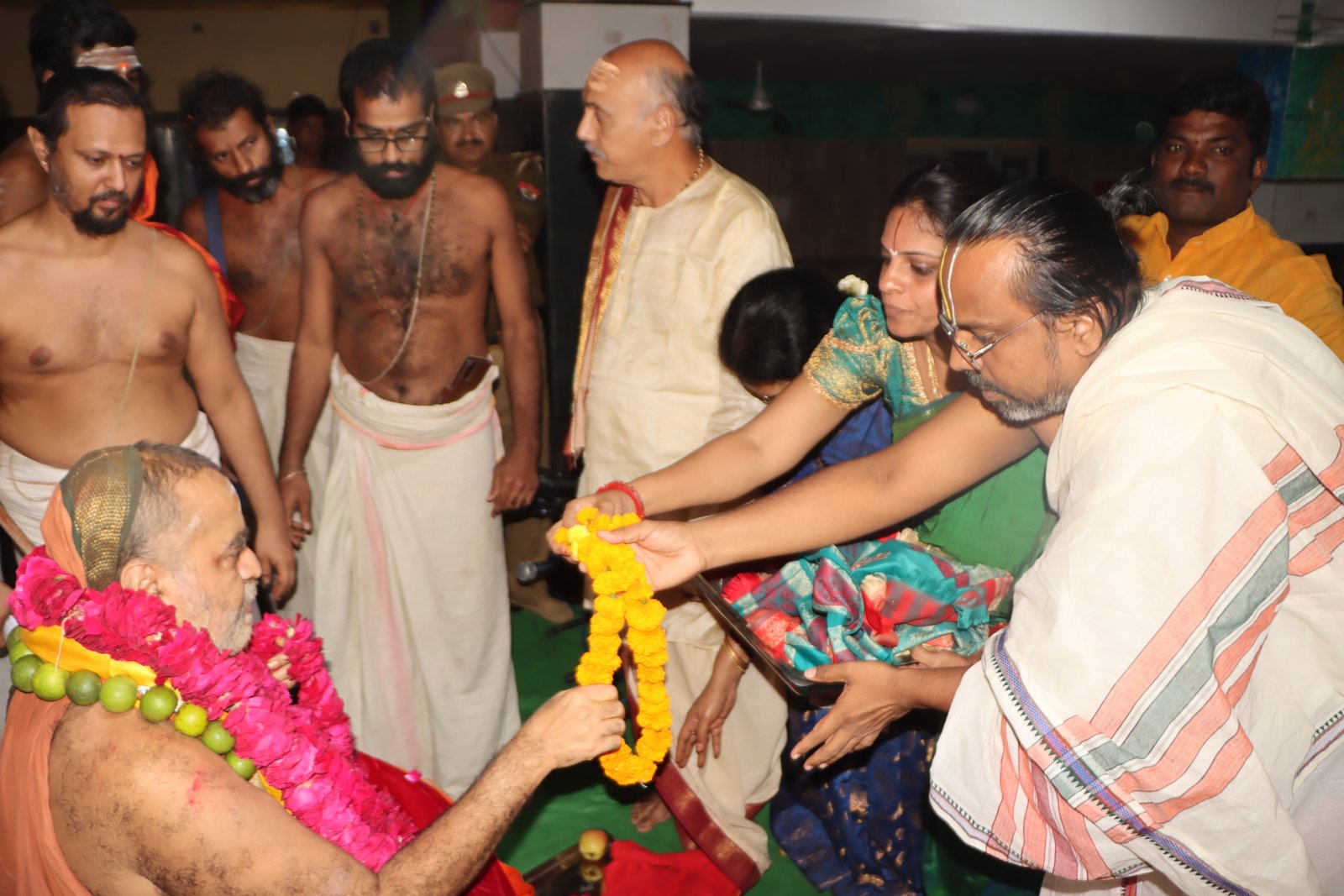 Shankaracharya visit Satyanarayana Mandir