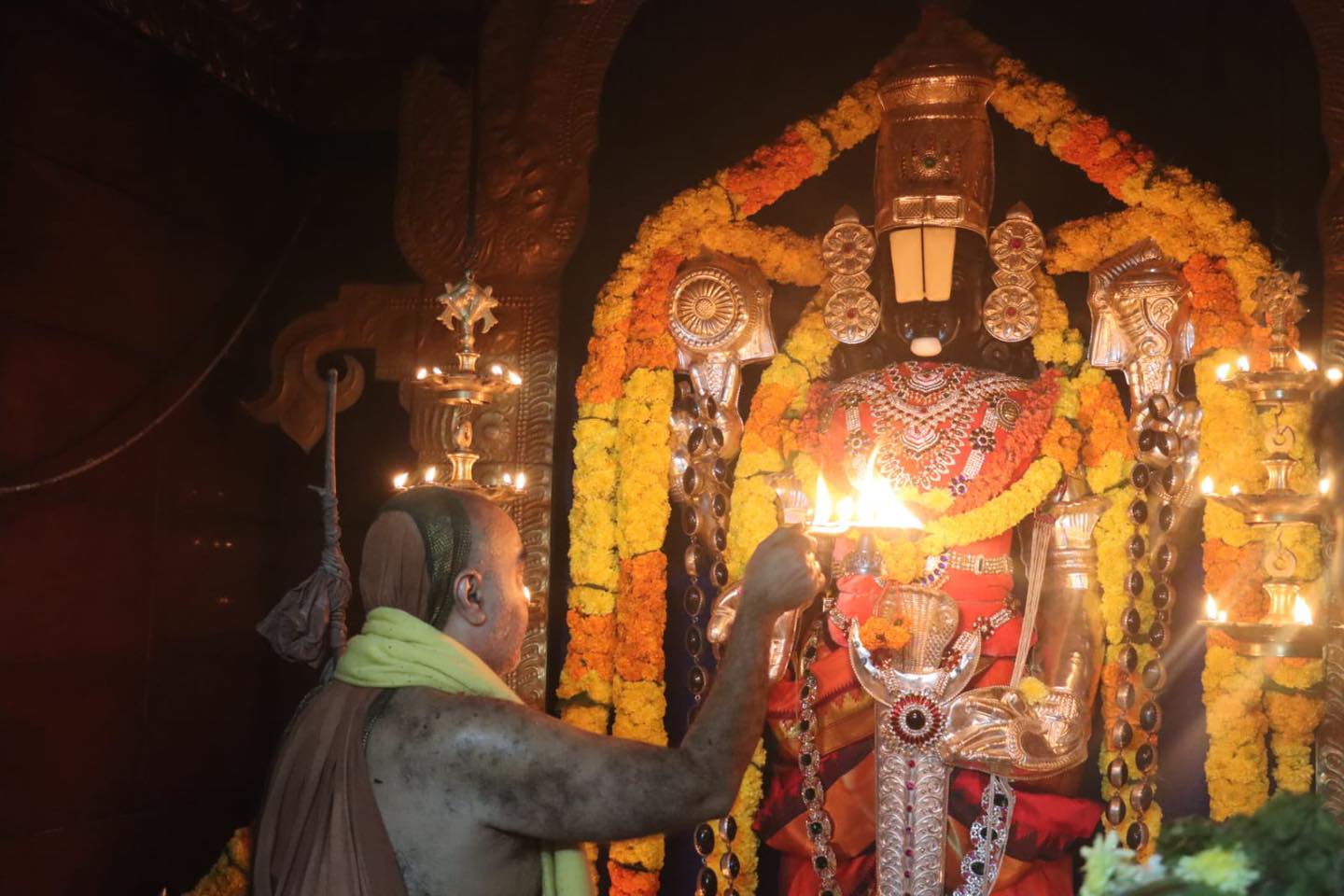 Vijaya Yatra - visits to Temples in Tuni