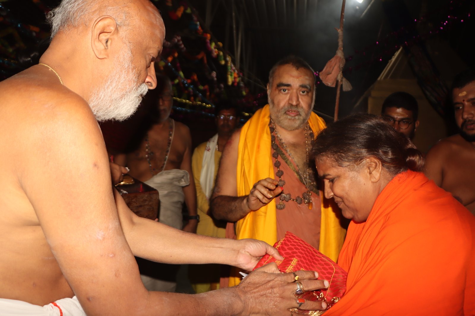 Shankaracharya visit Satyanarayana Mandir