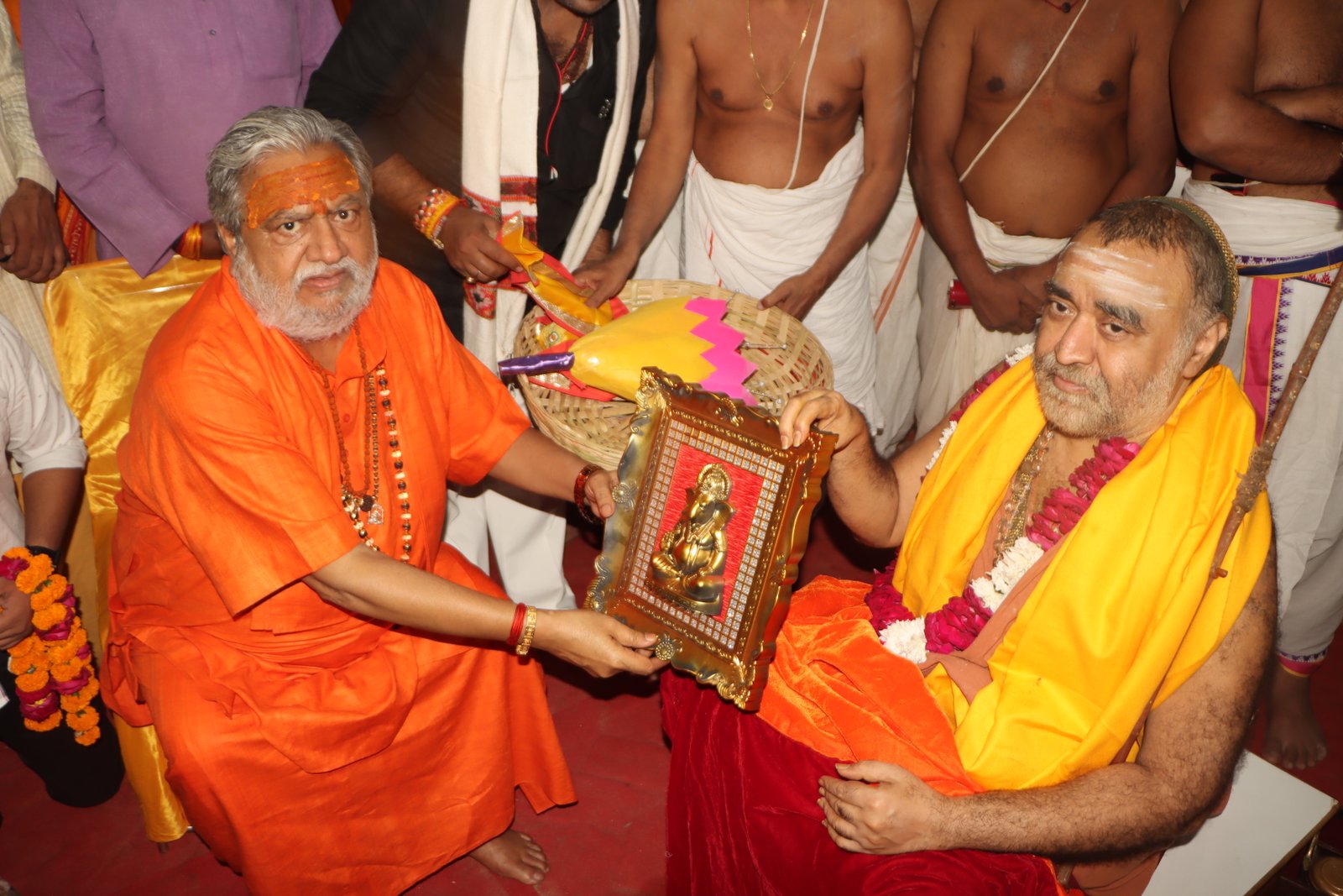 Shankaracharya visit Naradananda Ashram