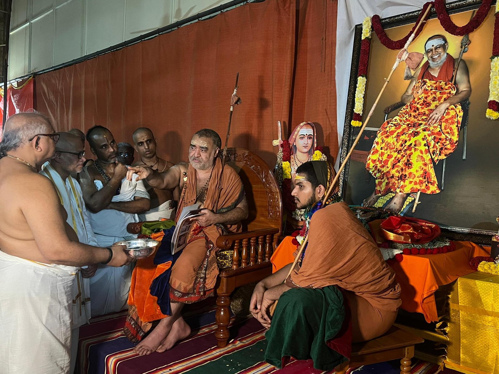 Jayanti Mahotsavam of Pujya Jayendra Saraswathi Swamiji celebrated at Tirupati - Pada puja performed