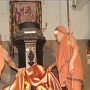 Their Holinesses offering shawl At the adhisthanam