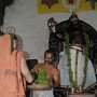 His Holiness at the Hanuman Temple opposite Srimatam