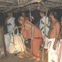 His Holiness performing puja to Sri Chandramouleeswara