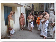 Kalasham with sanctified water