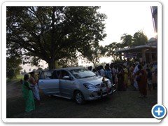 1. Arrival at a village