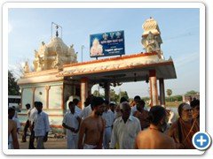 8. His Holiness at recently renovated perumal temple